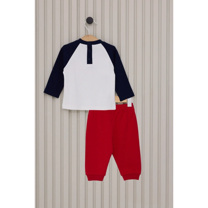 US POLO ERKEK BEBEK 2LI TAKIM - BEYAZ