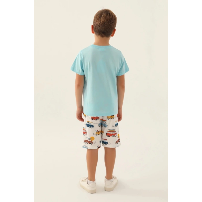 ERKEK ÇOCUK BERMUDA TAKIM - AÇIK MAVİ
