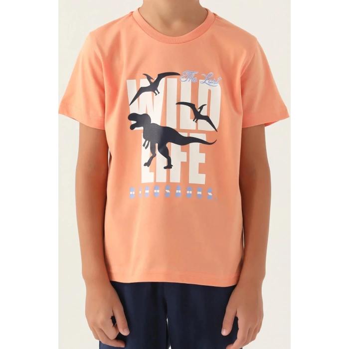 ERKEK ÇOCUK KAPRİ TAKIM - ŞEFTALİ