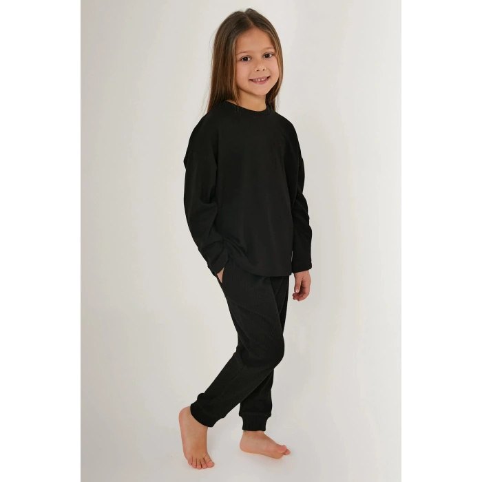 KIZ İKİLİ TAKIM - SİYAH