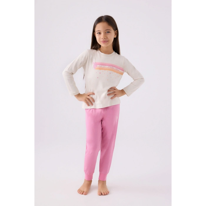 KIZ ÇOCUK İKİLİ TAKIM - BEJ