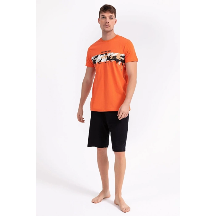 ERKEK ÇOCUK KAPRİ TAKIM - TURUNCU