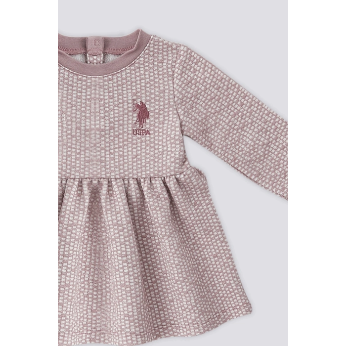 KIZ BEBEK ELBİSE - PEMBE