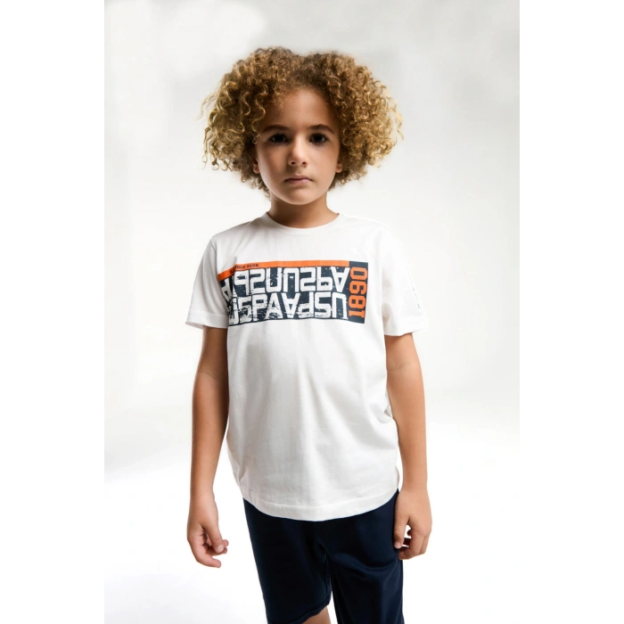 ERKEK ÇOCUK BERMUDA TAKIM - COBALT