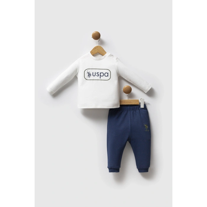 U.S.POLO ASSN ERKEK BEBEK 3LÜ TAKIM - K.İNDİGO-HARDAL