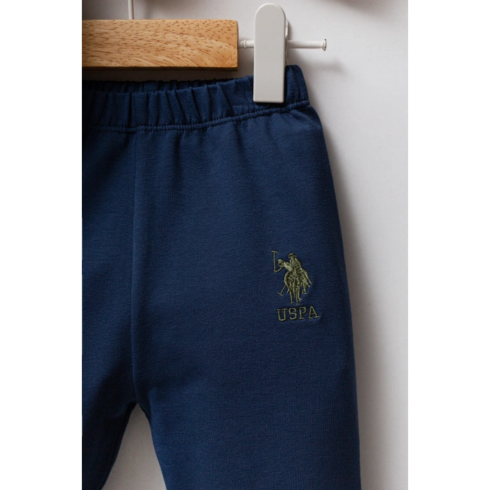 U.S.POLO ASSN ERKEK BEBEK 3LÜ TAKIM - K.İNDİGO-HARDAL