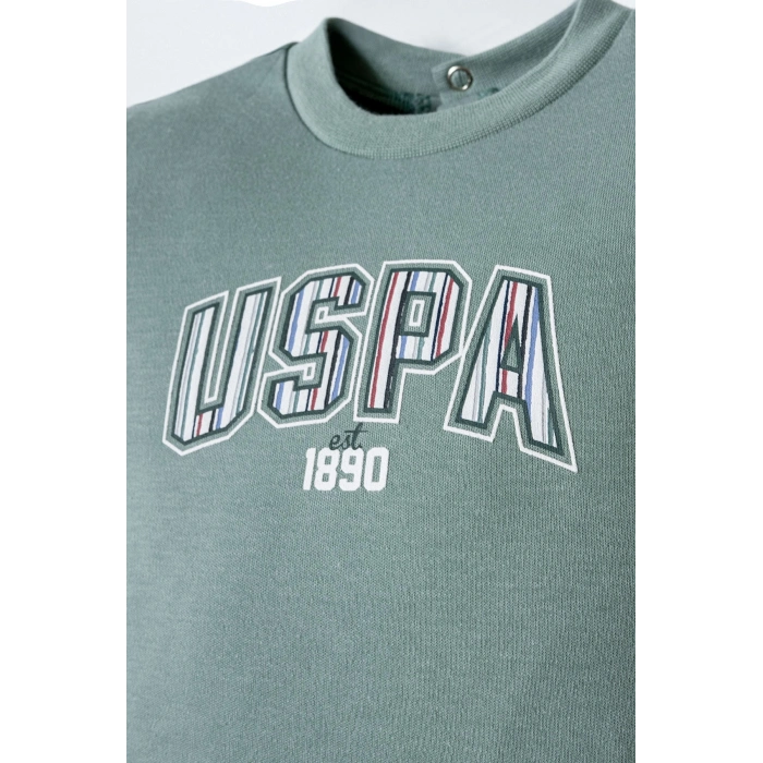 U.S.POLO ASSN. ERKEK BEBEK ŞORT T-SHIRT TAKIM - Yeşil