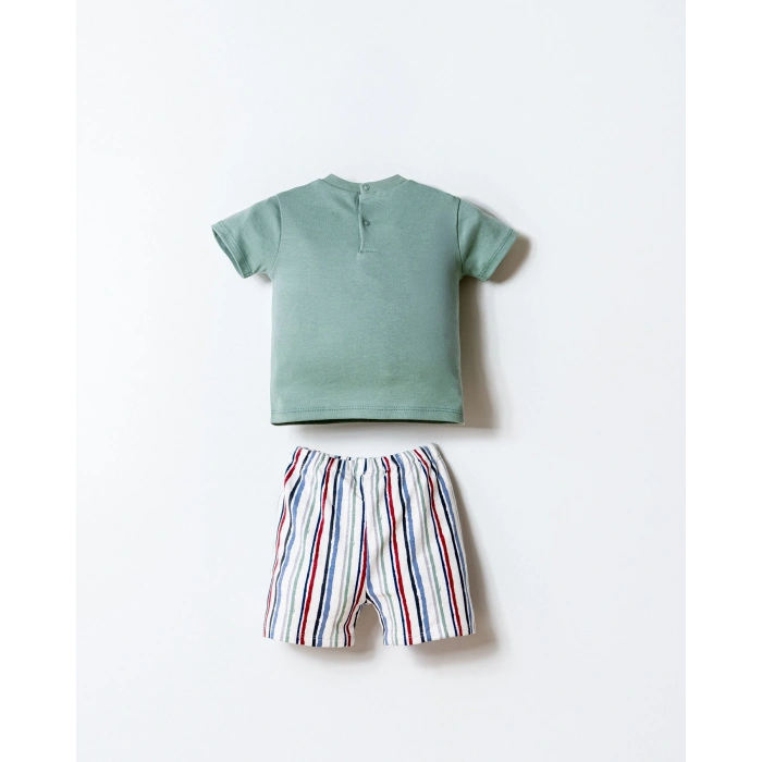 U.S.POLO ASSN. ERKEK BEBEK ŞORT T-SHIRT TAKIM - Yeşil