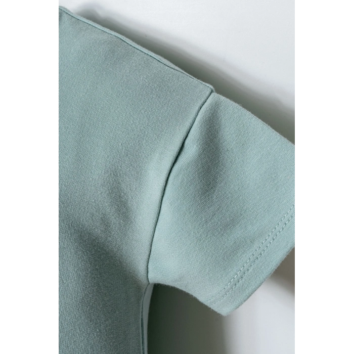 U.S.POLO ASSN.ERKEK BEBEK ŞORT T-SHIRT TAKIM - SU YEŞİLİ