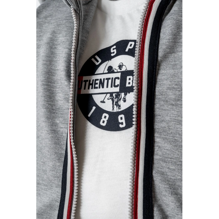 U.S.POLO ASSN. ERKEK BEBEK 3 LÜ TAKIM - GRİ MELANJ