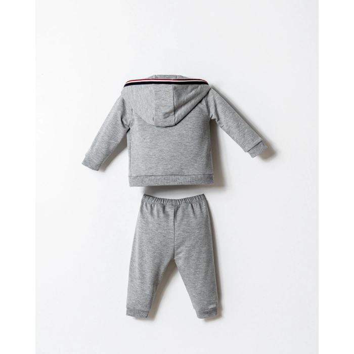 U.S.POLO ASSN. ERKEK BEBEK 3 LÜ TAKIM - GRİ MELANJ