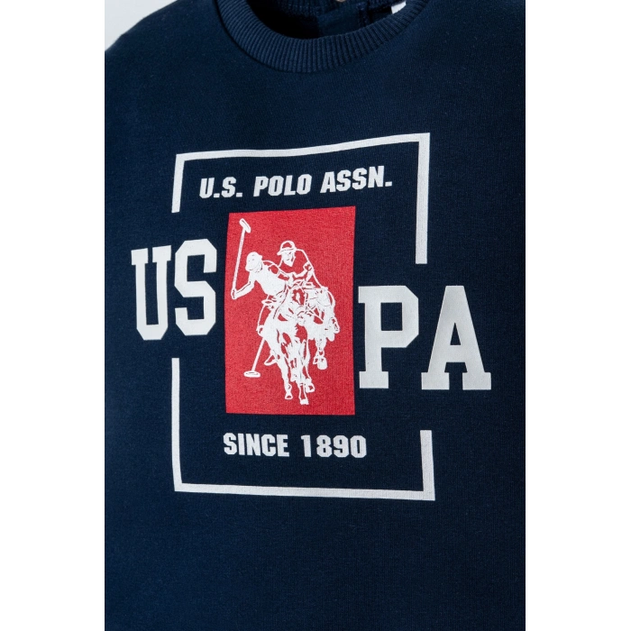 U.S.POLO ASSN.ERKEK BEBEK ŞORT T-SHIRT TAKIM - LACİVERT