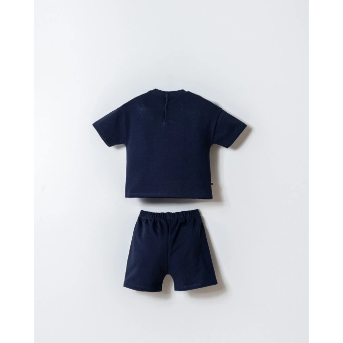 U.S.POLO ASSN.ERKEK BEBEK ŞORT T-SHIRT TAKIM - LACİVERT