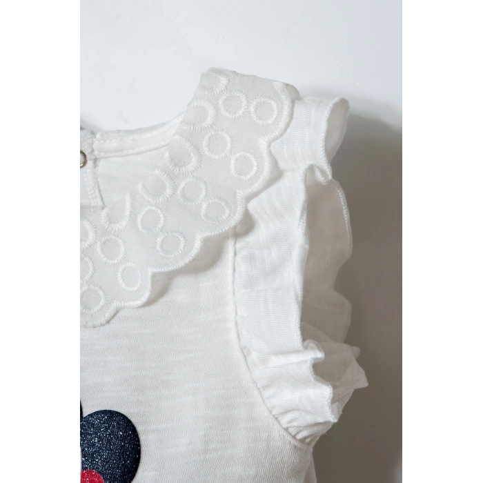 U.S POLO ASSN. KIZ BEBEK T-SHIRT TAKIM - Beyaz