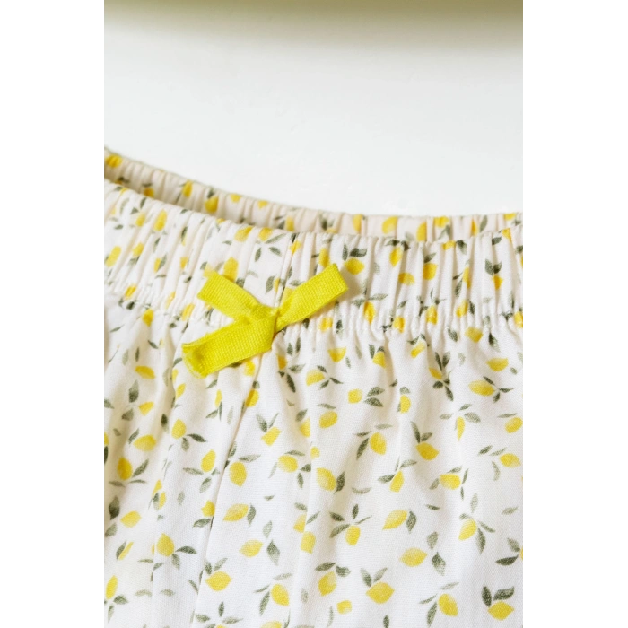 U.S POLO ASSN. KIZ BEBEK ŞORT T-SHIRT TAKIM - Sarı