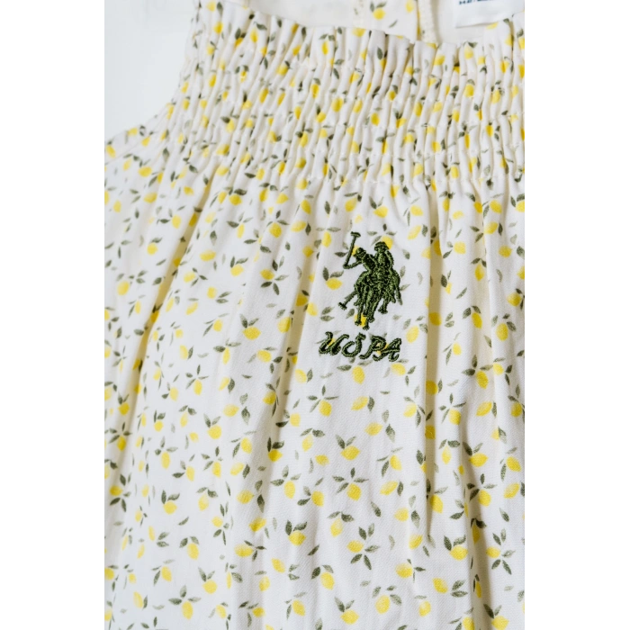 U.S POLO ASSN. KIZ BEBEK DOKUMA TULUM - EKRU