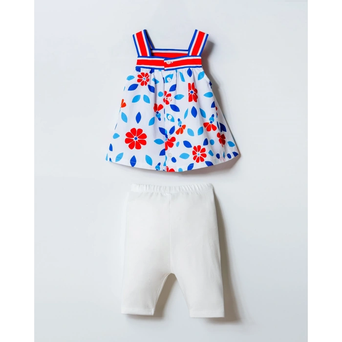 U.S POLO ASSN. KIZ BEBEK 2 Lİ TAKIM - MAVİ-TURUNCU