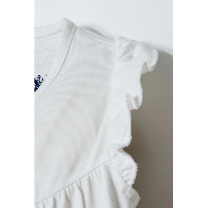 U.S POLO ASSN. KIZ BEBEK T-SHIRT TAKIM - Beyaz