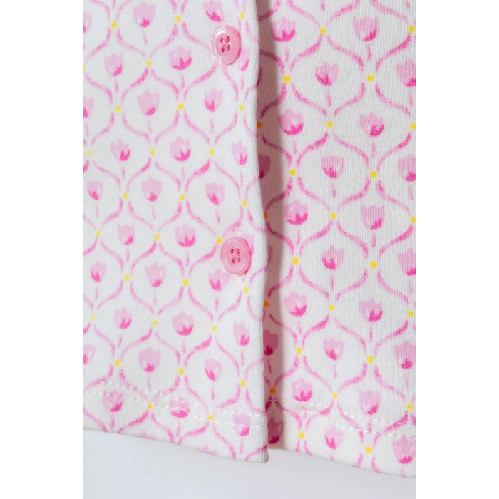 U.S POLO ASSN. KIZ BEBEK GÖMLEK PİJAMA TAKIM - EKRU