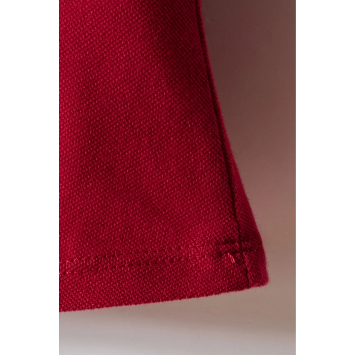 U.S POLO ASSN. KIZ BEBEK PİKE ELBİSE - KIRMIZI