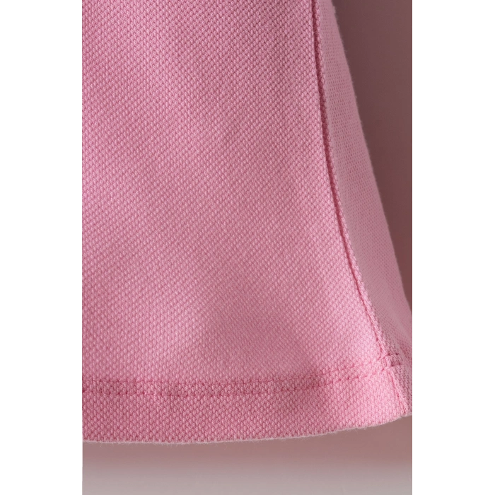 U.S POLO ASSN. KIZ BEBEK PİKE ELBİSE - PEMBE