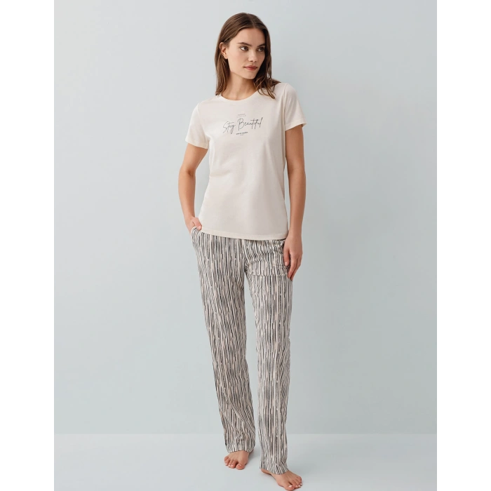 PIERRE CARDIN KADIN İKİLİ TAKIM - EKRU