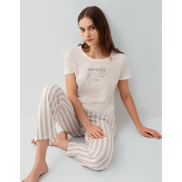 PIERRE CARDIN KADIN İKİLİ TAKIM - EKRU