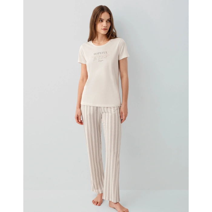 PIERRE CARDIN KADIN İKİLİ TAKIM - EKRU