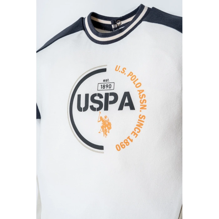 U.S.POLO ASSN. ERKEK BEBEK ŞORT T-SHIRT TAKIM - FÜME