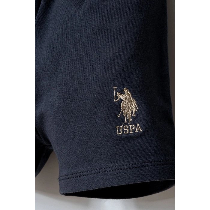 U.S.POLO ASSN. ERKEK BEBEK ŞORT T-SHIRT TAKIM - FÜME