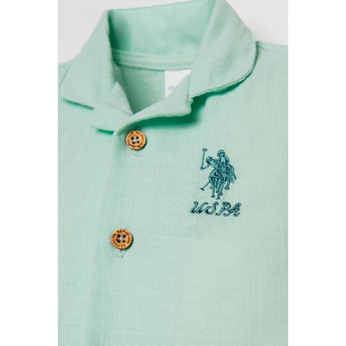 U.S POLO ASSN. KIZ BEBEK GÖMLEK PİJAMA TAKIM - NİL