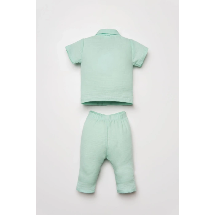 U.S POLO ASSN. KIZ BEBEK GÖMLEK PİJAMA TAKIM - NİL