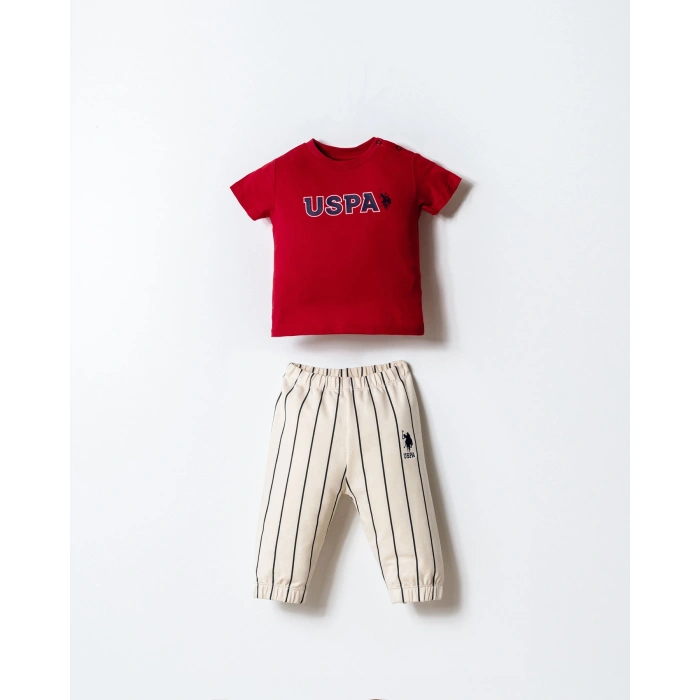 U.S.POLO ASSN. ERKEK BEBEK 3 LÜ TAKIM - KIRMIZI