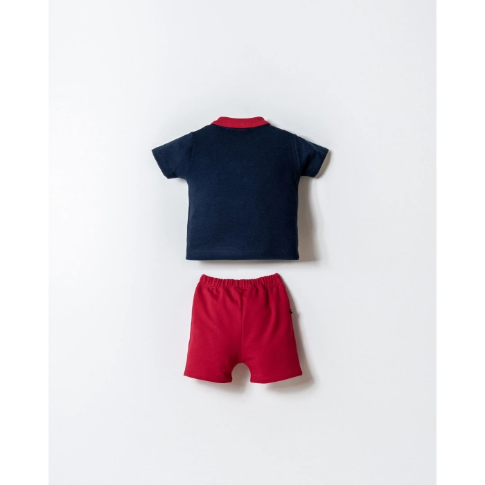 U.S.POLO ASSN. ERKEK BEBEK ŞORT T-SHIRT TAKIM - LACİVERT