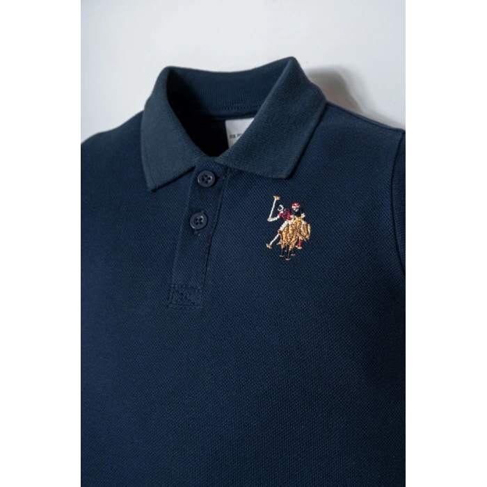 U.S.POLO ASSN. ERKEK BEBEK ŞORT T-SHIRT TAKIM - LACİVERT