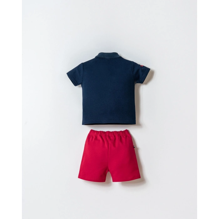 U.S.POLO ASSN. ERKEK BEBEK ŞORT T-SHIRT TAKIM - LACİVERT