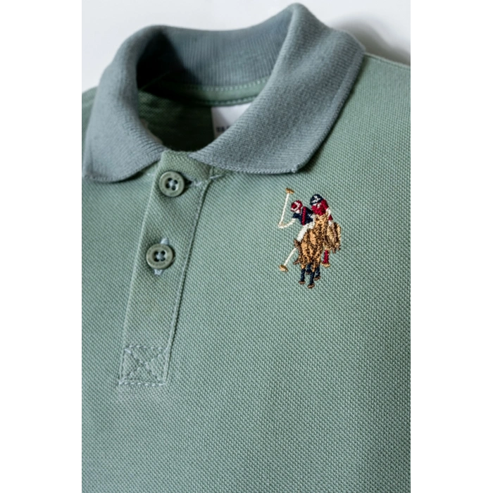 U.S.POLO ASSN. ERKEK BEBEK ŞORT T-SHIRT TAKIM - Yeşil