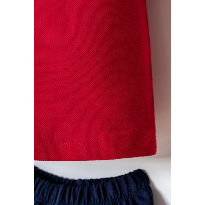 U.S.POLO ASSN. ERKEK BEBEK ŞORT T-SHIRT TAKIM - KIRMIZI