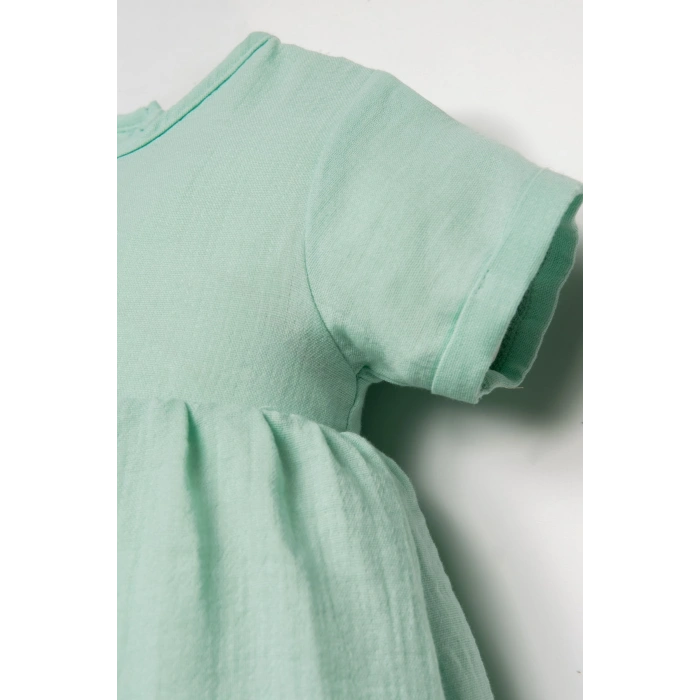 U.S POLO ASSN. KIZ BEBEK MÜSLİN ELBİSE - NİL