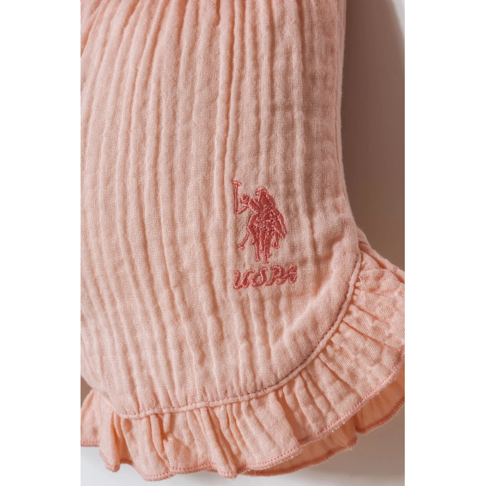 U.S POLO ASSN. KIZ BEBEK MÜSLİN 2 Lİ TAKIM - PUDRA