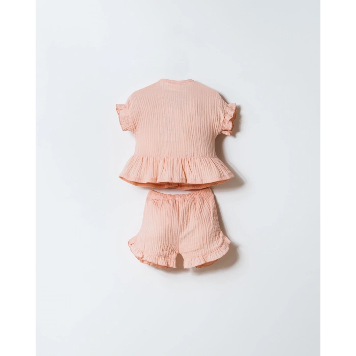 U.S POLO ASSN. KIZ BEBEK MÜSLİN 2 Lİ TAKIM - PUDRA