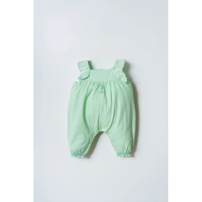 U.S POLO ASSN. KIZ BEBEK BANDANALI DOKUMA TULUM - Yeşil