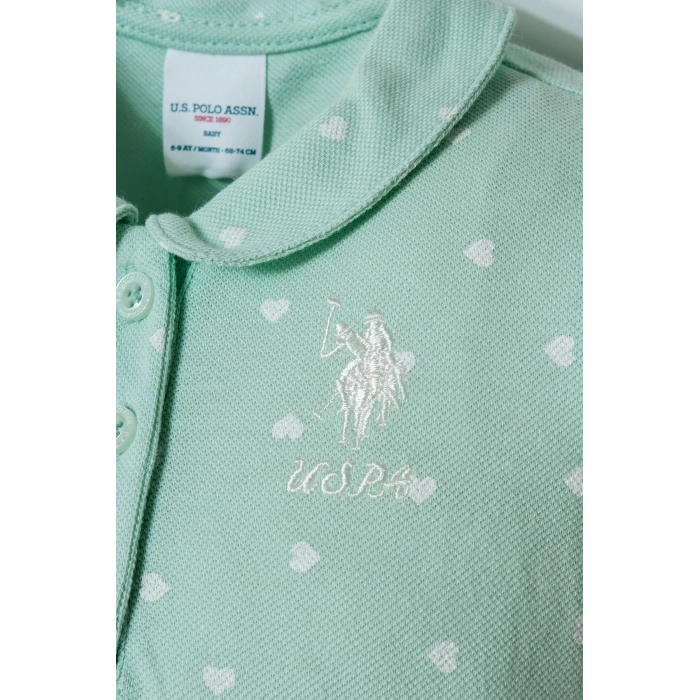 U.S POLO ASSN. KIZ BEBEK PİKE ŞORT T-SHIRT TAKIM - NİL
