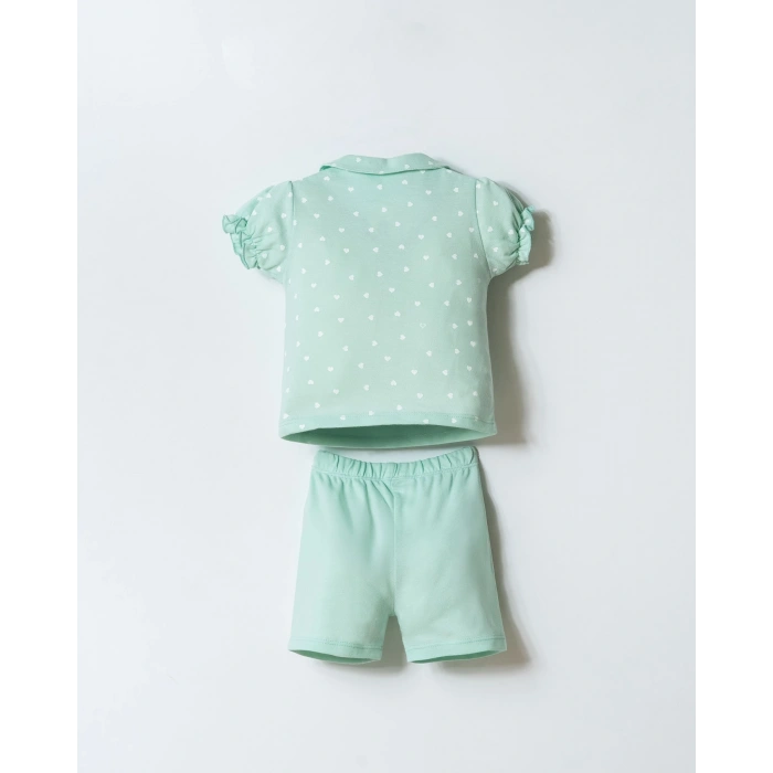 U.S POLO ASSN. KIZ BEBEK PİKE ŞORT T-SHIRT TAKIM - NİL