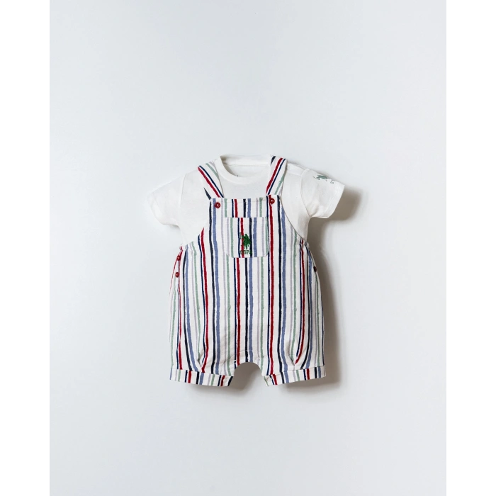 U.S.POLO ASSN. ERKEK BEBEK SALOPET TAKIM - Beyaz