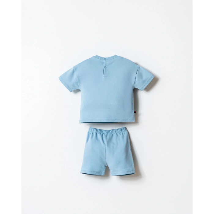 U.S.POLO ASSN.ERKEK BEBEK ŞORT T-SHIRT TAKIM - MAVİ