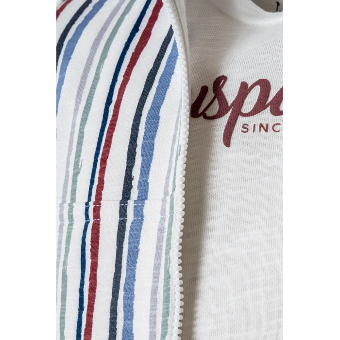 U.S.POLO ASSN. ERKEK BEBEK 3 LÜ TAKIM - Beyaz