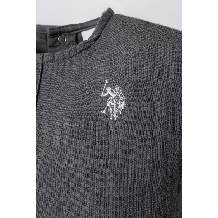 U.S.POLO ASSN. ERKEK BEBEK ŞORT GÖMLEK TAKIM - K,GRİ