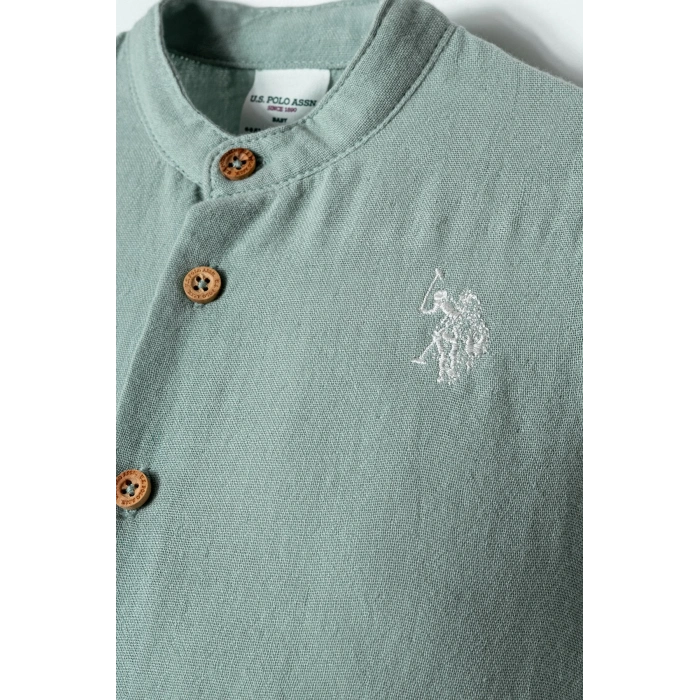 U.S.POLO ASSN. ERKEK BEBEK ŞORT GÖMLEK TAKIM - MİNT