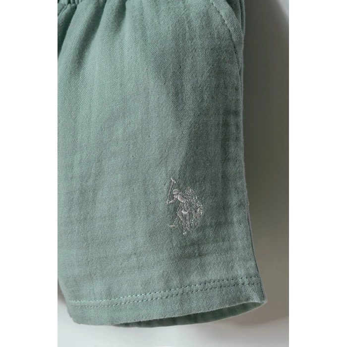 U.S.POLO ASSN. ERKEK BEBEK ŞORT GÖMLEK TAKIM - MİNT